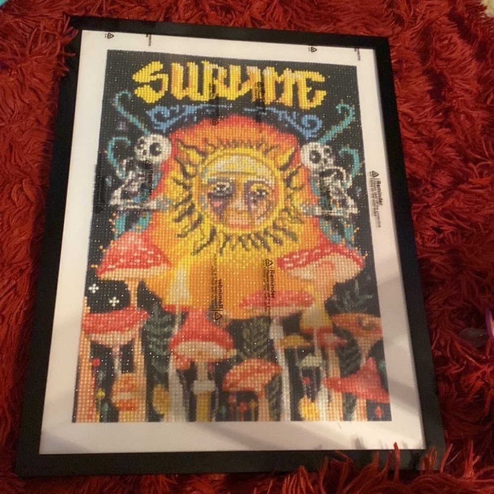 HAND-CRAFTED AND FRAMED, Sublime Diamond Painting!🔥 Accepting Reasonable Offers - Picture 1 of 5